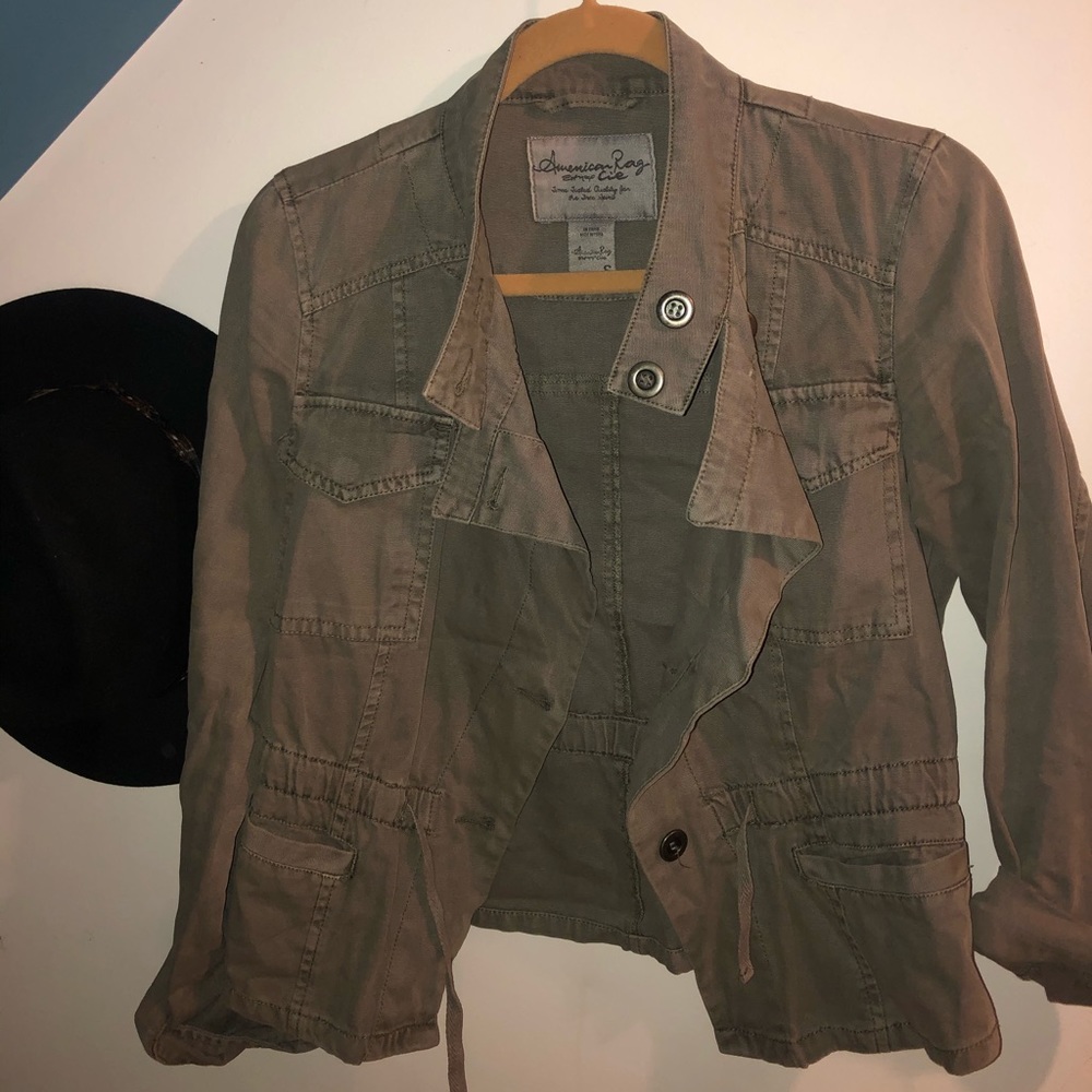 American Rag Canvas Olive Green jacket